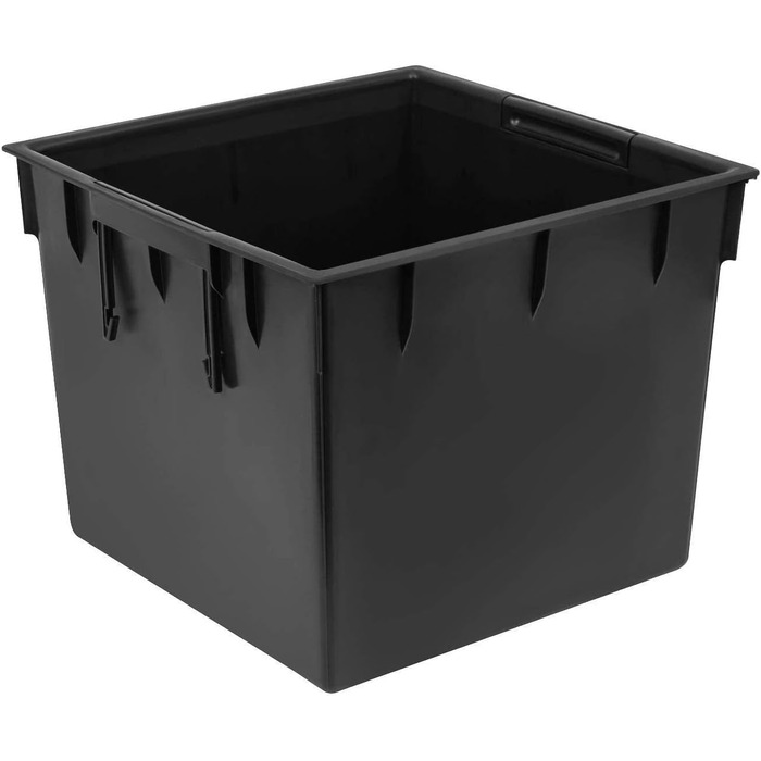 Літровий горщик з білим дном, 33 x 33 x 33 см. 32 x 32 x 32,5 см, білий, 32-