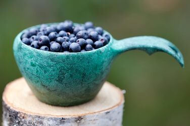 Класична чашка - Маленька кружка для відпочинку на природі з органічного матеріалу - придатна для переробки (зелена), 21 -