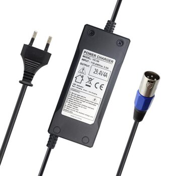 Зарядний кабель для блоку живлення Abakoo 117 Вт, як HP1202L2, для велосипедних акумуляторів 24 В