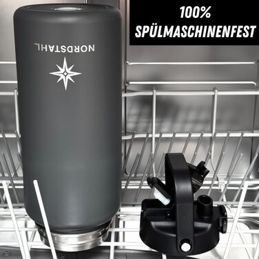 Термос 2 л Кришка 2-в-1 з трубочкою Можна мити в посудомийній машині Зберігає напої крижаними протягом 24 годин Зберігає напої гарячими протягом 6 годин Ізольована пляшка 2 л Пляшка для води з нержавіючої сталі 2 л Без бісфенолу А та герметична, полярно-с