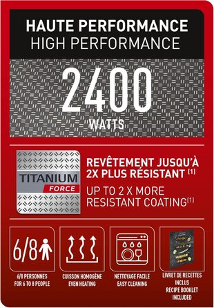 Електрична сковорода Tefal YY4570FB Plancha des Saveurs, антипригарне покриття, Titanium Force, технологія Thermo-Spot, регульований термостат, знімна плита, можна мити в посудомийній машині, чорний