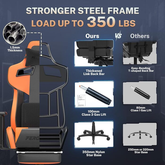 Ігрове крісло Huracan з масажем, дихаюче та ергономічне ігрове крісло з оксамитової тканини, ігрове крісло