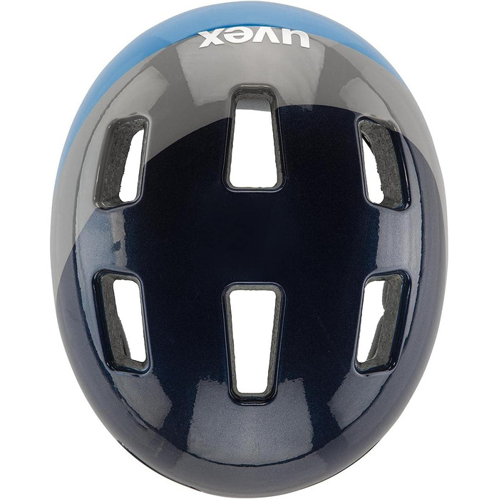 Легкий велосипедний шолом для дітей - індивідуальне регулювання розміру - оптимізована вентиляція 51-55 см глибокий простір - сині