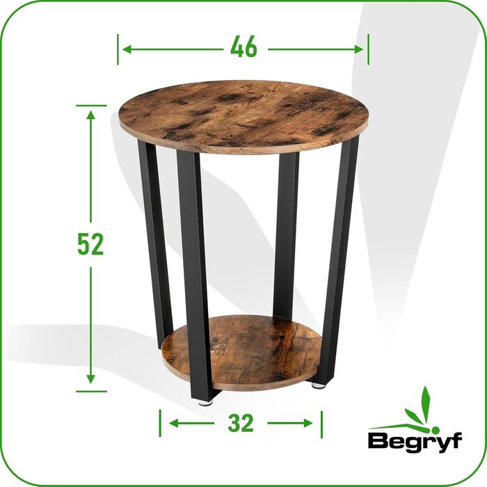 Журнальний столик, приставний столик, підставка для рослин, столик для вітальні, консоль для дивана, вузька тумбочка біля ліжка, маленький журнальний столик, сільський коричневий диванний столик з полицею, чорний металевий каркас, журнальний столик