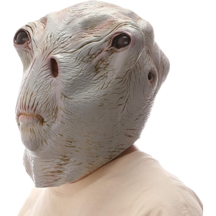 Маска прибульця PartyHop, моторошна латексна реалістична маска для голови, костюм для вечірки на Хелловін, карнавалу, параду