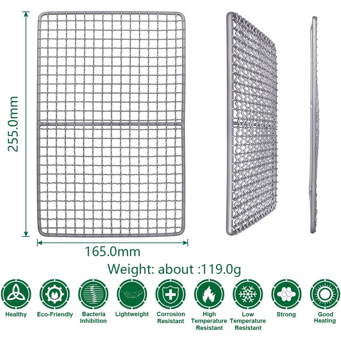 Міні-гриль-плита для барбекю Boundless Voyage з міцним титаном та вугіллям, у комплекті з футляром для перенесення Ti15108b