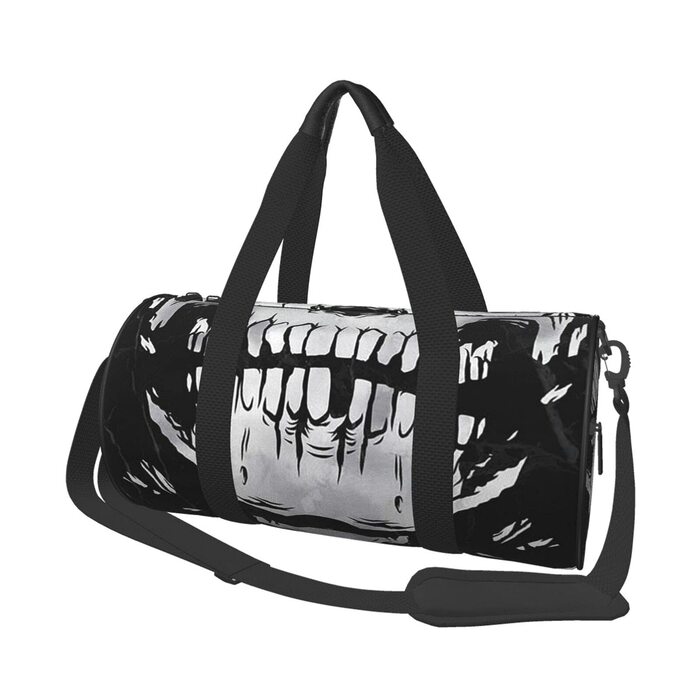 Спортивна сумка з дизайном черепа, для фітнесу, подорожей та багажу, велика дорожня сумка, сумка на нічліг та на вихідні для жінок та чоловіків