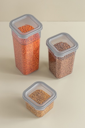 Контейнер 1,25 л Soft Box Grey Idea Home