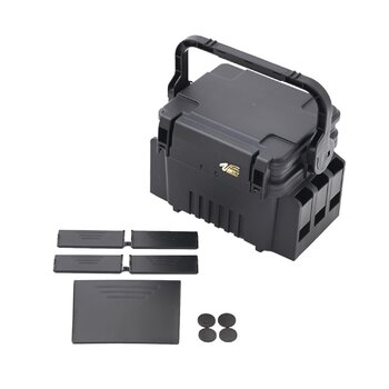 Чорний - Коробка для приманок, рибальська коробка для воблерів та м&39яких пластикових приманок, коробка для приманок, рибальський кейс, 7055 31.3x23.3x22.2