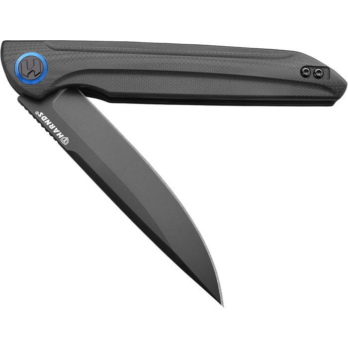 Складаний ніж Harnds Assassin Titanium Outdoor Knife, кишеньковий ніж, що швидко відкривається, з лезом Sandvik 14C28N та ручкою G