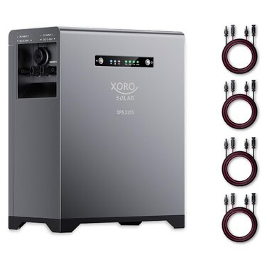 Сонячна система накопичення енергії SPS 2155 - балконна електростанція з LiFePO4 акумулятором ємністю 2 кВтгод, подвійним MPPT (2x800 Вт) входом, вихідною потужністю 800 Вт для використання в приміщенні та на вулиці, IP65, Plug & Play SPS2155