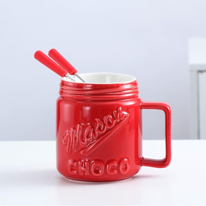 Високотемпературна керамічна кружка для десертів, для плавлення сиру, грілка з практичним декором для дому, сучасний аксесуар для кухонного начиння