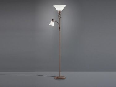 Підлоговий світильник Trio Rustica 4602021-24, LED, метал (колір іржі), з підсвіткою для читання, білий, без лампи ( E27)