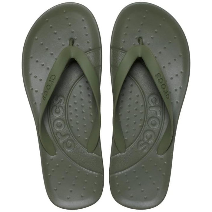 Унісекс Crocs FlipFlipflop 48/49 EU армійського зеленого кольору
