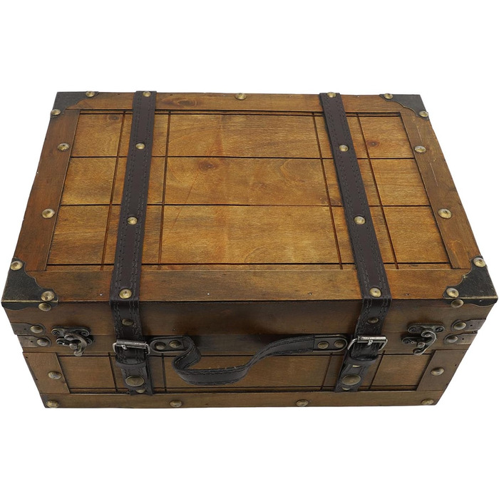 Декоративна скринька для зберігання Taidda у вінтажному ретро-стилі з дерева для організації дому, прикраса журнального столика