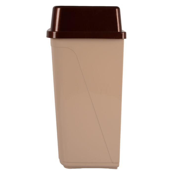 Кошик для сміття Violet House 0091 Бабочка CAPPUCHINO 50 л (7196755)