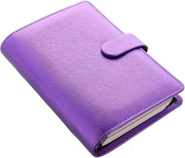 Органайзер для персонального сафіано Filofax Фіолетовий металік, 21-028769 фіолетовий