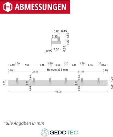 Гачки для одягу чорні матові 6 гачків вішалка для одягу передпокій, кухня та ванна кімната I настінна вішалка MOON I вішалка для о