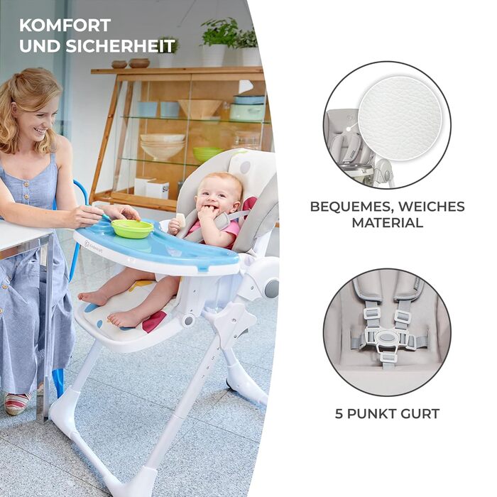 Стільчик для годування YUMMY, дитячий стільчик для годування, дитячий стільчик, комбінований стільчик для годування, з перших міся