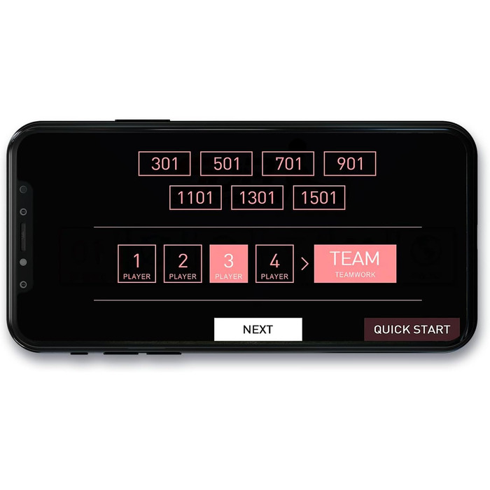 Розумний дартс Kings Dart Dartworld C1 Онлайн-режими гри - Турніри по всьому світу Керування за допомогою застосунку Bluetooth 4.0 Чорний, багатоколірний