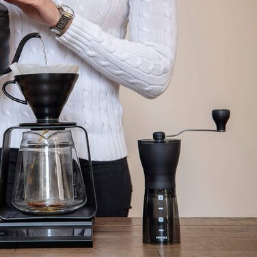 Hario Mini Mill Slim Plus Black, Hario Mini Mill Slim Plus Black