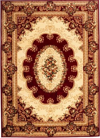 Килим Oriental Red 300 x 400 см Орнамент Контурний виріз Візерунок Iskander Collection 300 x 400 см Червоний