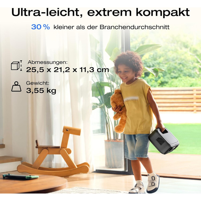 Портативна електростанція ECOFLOW RIVER 3, акумулятор LFP 245 Втгод, вихідна потужність до 600 Вт, 2 час роботи з GaN, ДБЖ &lt20 мс, на 30 компактніший сонячний генератор для використання на свіжому повітрі, кемпінгу, фургонів