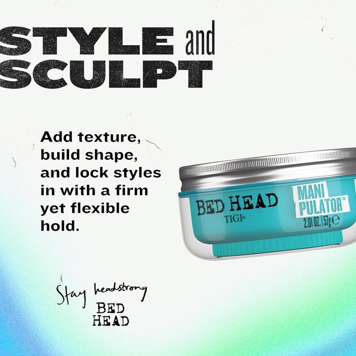 TIGI Bed Head Manipulator Текстурна паста для укладання волосся сильної фіксації, 57 г