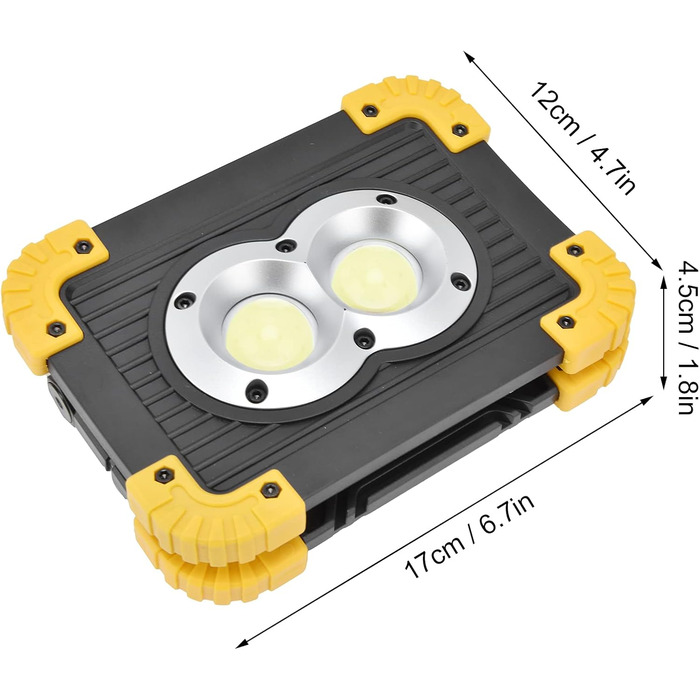 Міні-ліхтар для кемпінгу, портативний, багатофункціональний, аварійний COB, акумуляторний, прожектор для вулиці