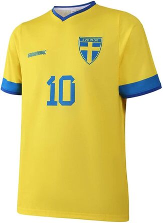 Комплект футболки збірної Швеції Златана Ібрагімовича - Діти та дорослі - Хлопчики - Чоловіки - Спортивний одяг - Подарунки - Спортивні футболки - Спортивний одяг 140