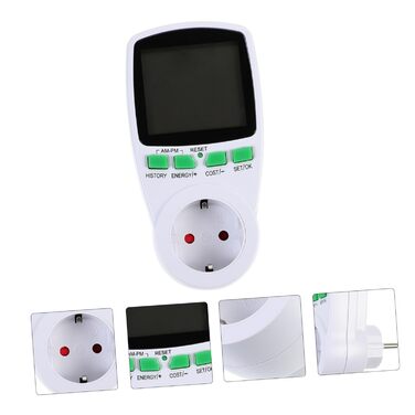 Вимірювальна розетка розетка тестер амперметр лічильник електроенергії купити лічильник енергозберігаюча розетка розетка для електролічильника монітор електроенергії електронний компонент