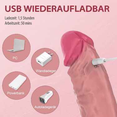 Реалістична пеніс-насадка DRAGOSTI для чоловіків