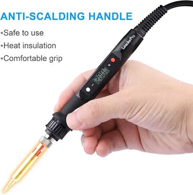 Набір електричних паяльників - набір паяльників 80 Вт, на паяльнику, регульована температура 180 - 480 з ручкою паяльника, паяльни