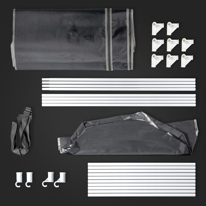 Гроубокс Growzelt, міцний матеріал, високовідбивне діамантове покриття (40 x 40 x 160 см)