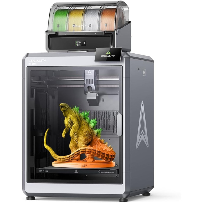 Комбінований 3D-принтер Creality K2 Plus, багатоколірний друк із CFS, швидкість друку 600 мм/с, повністю автоматичне вирівнювання,