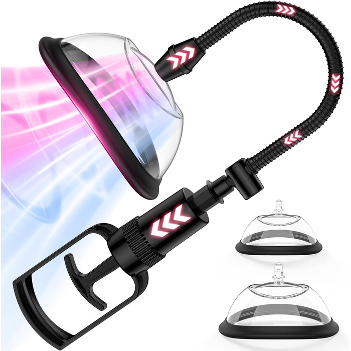 Вагінальний насос KGH, секс-іграшка для жінок, вагінальний кліторальний вакуумний насос для посилення відчуттів та сексуального задоволення, стимулятор клітора, присоска для сосків з 2 сильними присосками для задоволення жінок та пар