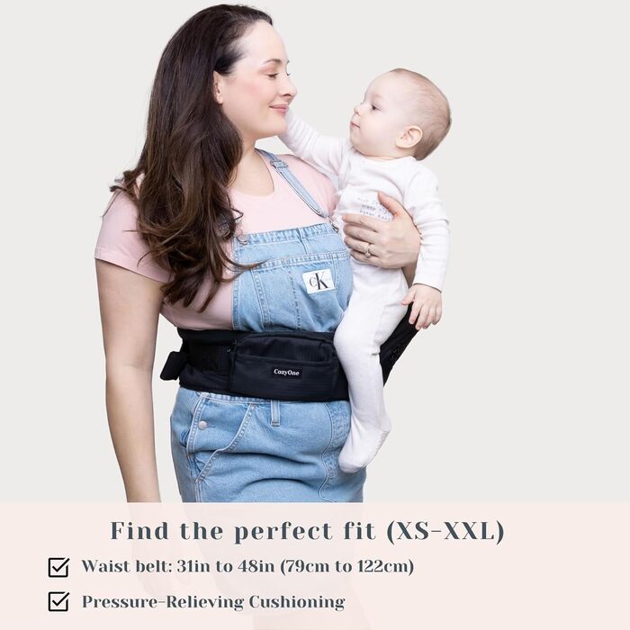 Переможець нагороди Mom&39s Choice Award - сертифікована CozyOne CPC дитяча кенгуру, регульований поясний ремінь із дизайном підтр