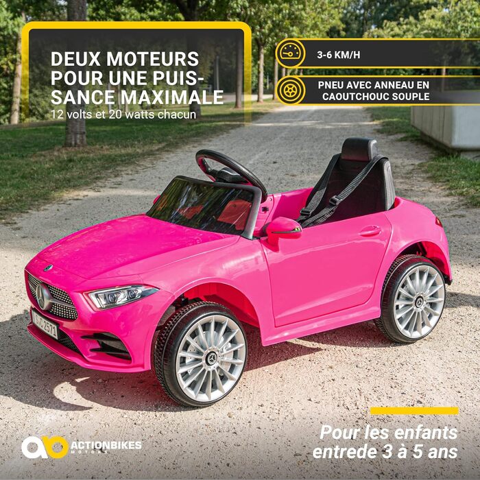 Дитячий електромобіль Mercedes Benz CLS 350 - Ліцензійний - Пульт дистанційного керування Rc 2,4 Ghz - Світлодіодний - Звуковий мо