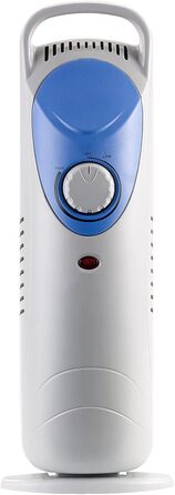 Масляний радіатор для побутової техніки Sichler Масляний радіатор із 7 ребрами та термостатом, 800 Вт (невеликий масляний радіатор з термостатом, обігрів без електрики)