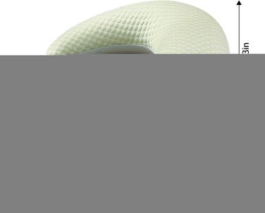 Універсальна ергономічна в&39язана подушка Crealis - подушка для читання для дорослих, сидіння в ліжку, ергономічний підлокітник, аксесуари для дому для дивана, гри, роботи, в&39язання гачком, відпочинку, підлоги, квартири, зелена