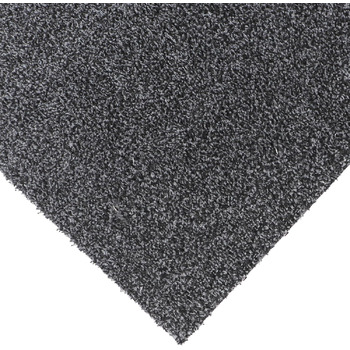 Ідеї в текстилі Килимок для вловлювання бруду Aqua Stop - Антрацит, 60x100 см, Килимок для дверей, що миється, з нековзною вініловою основою, без бордюрів, тонкий та абсорбуючий 60 x 100 см Антрацит