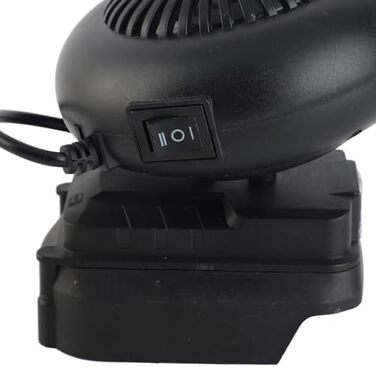 Потужний електричний вентилятор-обігрівач WALFRONT на батарейках для невеликих приміщень 170 Вт для використання на робочому місці