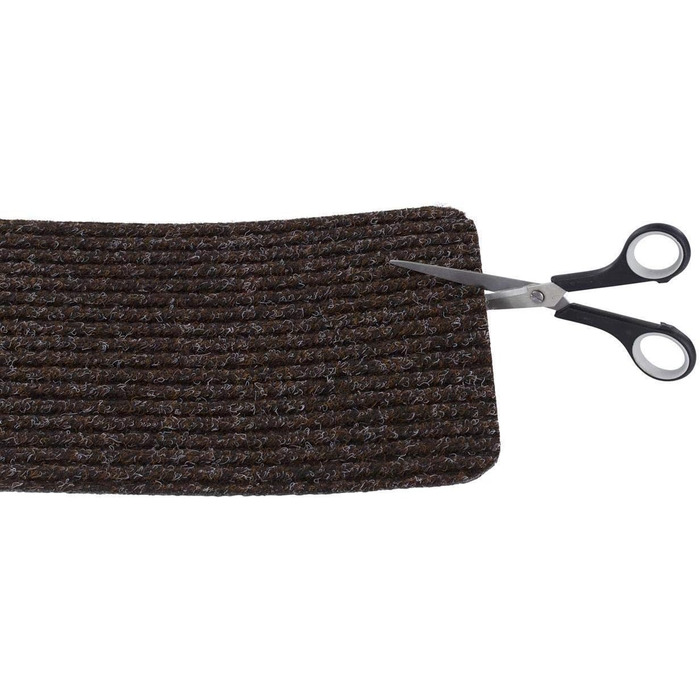 Килимок для сходів Kettelservice-Metzker Килим для сходів Tulus Прямокутна подушка самоклеюча 60x25см сіра 14 шт.