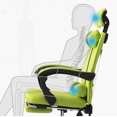 Ігрове крісло, комп&39ютерне крісло, крісло для домашнього офісу, регульоване крісло для кіберспорту, сітчасте крісло, підйомне та обертове крісло Boss