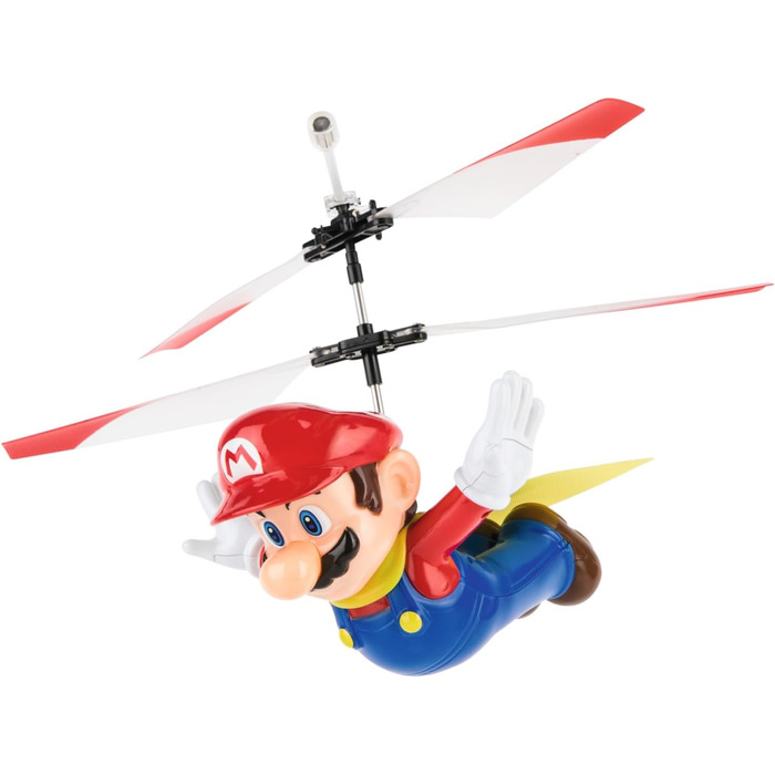 ГГц Super Mario Flying Cape Mario I Flying Cape Mario I Високоякісне коаксіальне управління ротором I Оригінальна ліцензія I Гіроскопічна система I Ергономічний 2-канальний контролер, 2,4