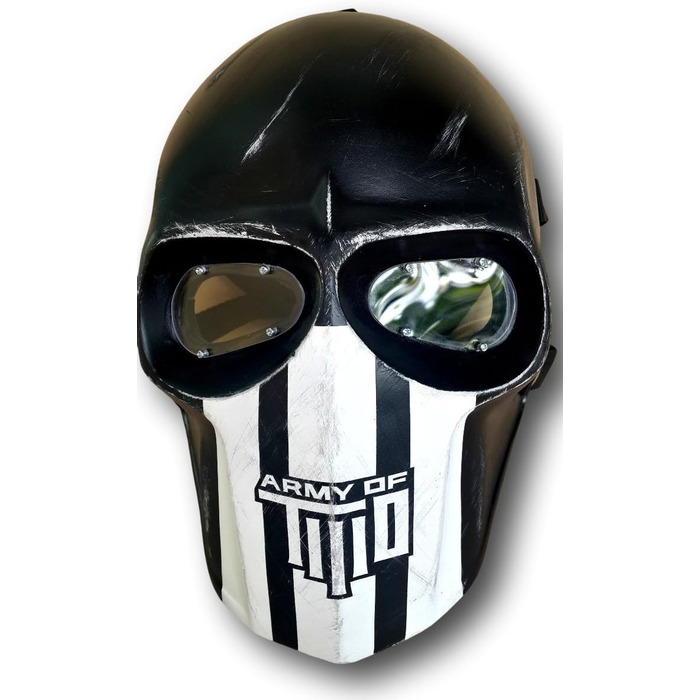 Маска армії з двох пейнтболів, страйкболу, шлема, повітряної зброї, Хеллоуїна, темної армії