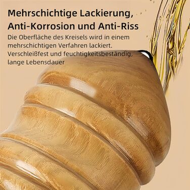 Дерев’яна дзиґа з батіжком Vyloky (XL)