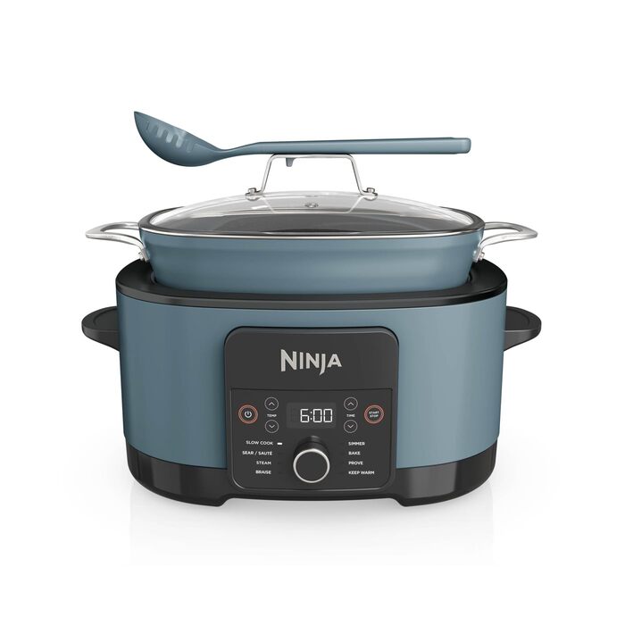Мультиварка Ninja Foodi PossibleCooker, 8 л, на 8 порцій, 8-в-1, колір сіре морське солі