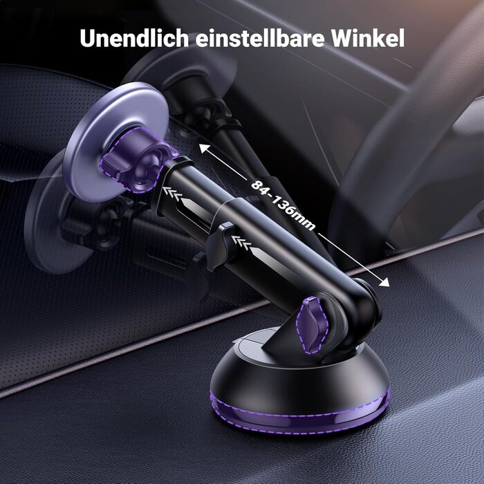 Автомобільний тримач 2 в 1 тримач для мобільного телефону автомобільний магніт на 360 поворотний автомобільний тримач для мобільно