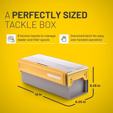 Ящики для зберігання рибальських снастей серії Plano Edge, високоякісне рибальське спорядження із захистом від іржі, Leader Management